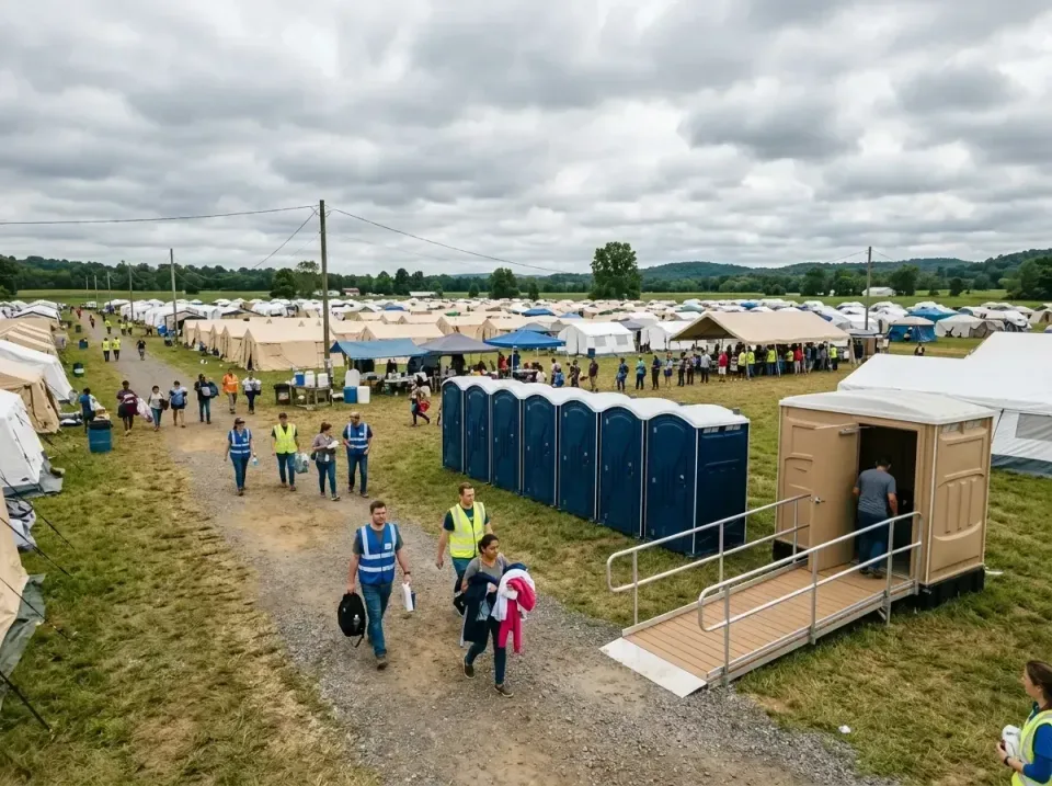 disaster-relief-camp-restrooms-010 — frequently asked questions, Dumpster & Portable Bathrooms Rental in Weirton, WV